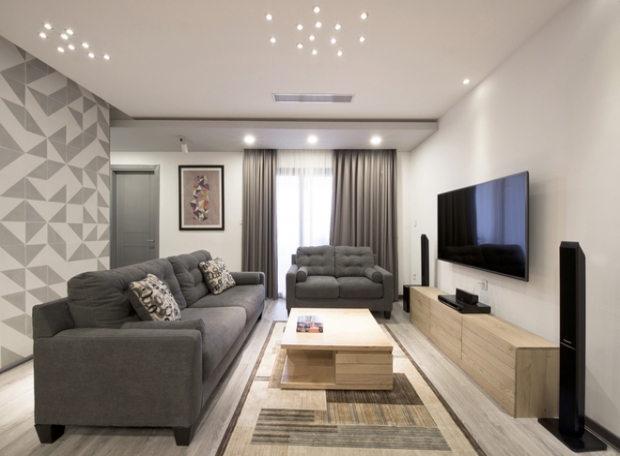Cải tạo căn hộ 107 m2 cho gia đình trẻ