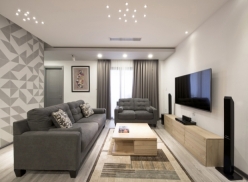 Cải tạo căn hộ 107 m2 cho gia đình trẻ